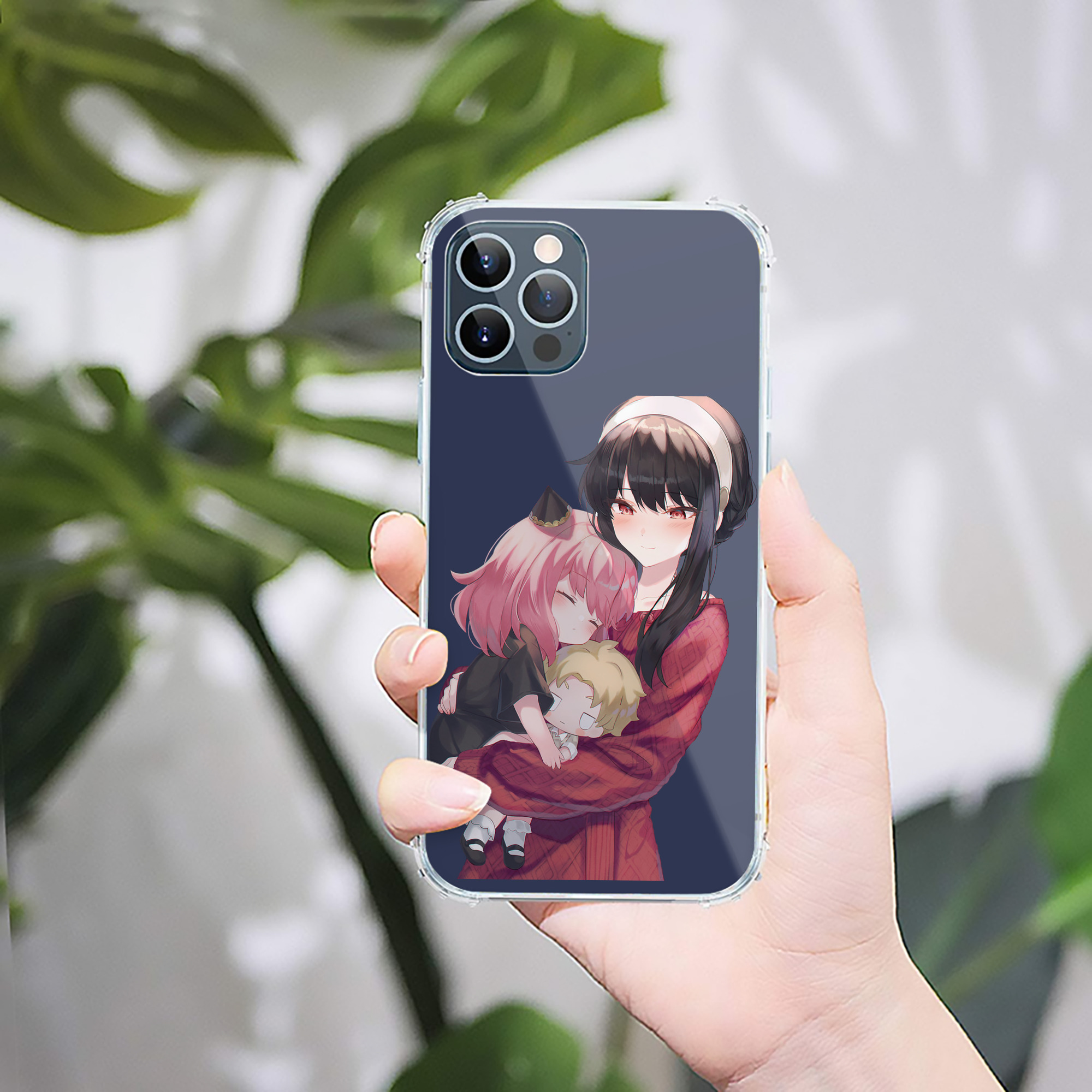 （画像用） SPY×FAMILY间谍家家酒 【iPhone 12シリーズ対応】透明スマホケース（クリアソフトケース）